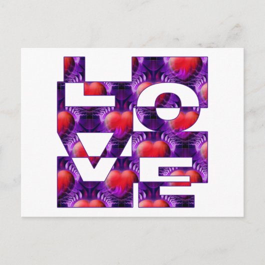 ラブハート ポストカード (正面)