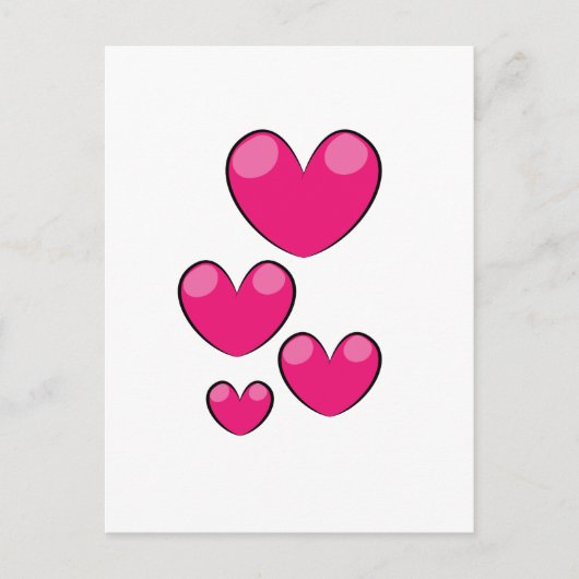 ラブハート ポストカード (正面)