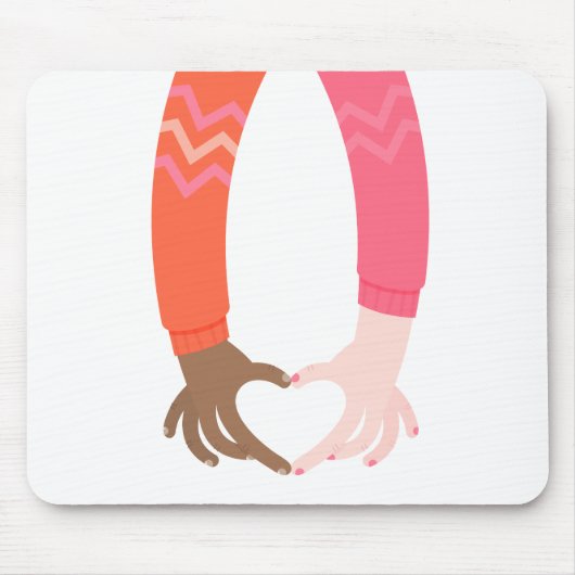 ラブハート マウスパッド (正面)