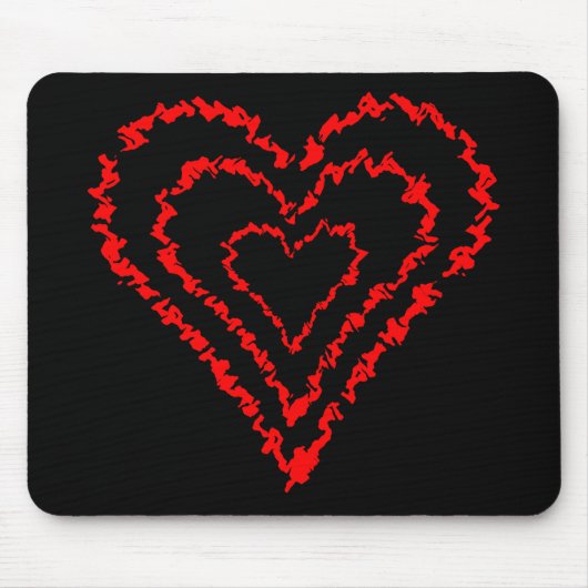 ラブハート マウスパッド (正面)