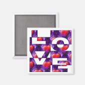 ラブハート マグネット (正面/裏面)