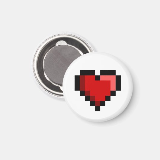 ラブハート マグネット (正面/裏面)