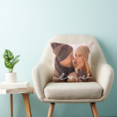 ラブハート モダン オーダーメイド フォト クッション (椅子)