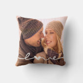 ラブハート モダン オーダーメイド フォト クッション (裏面)