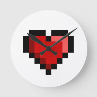 ラブハート ラウンド壁時計