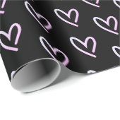 ラブハート ラッピングペーパー (ロールコーナー)