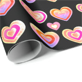 ラブハート ラッピングペーパー (ロールコーナー)
