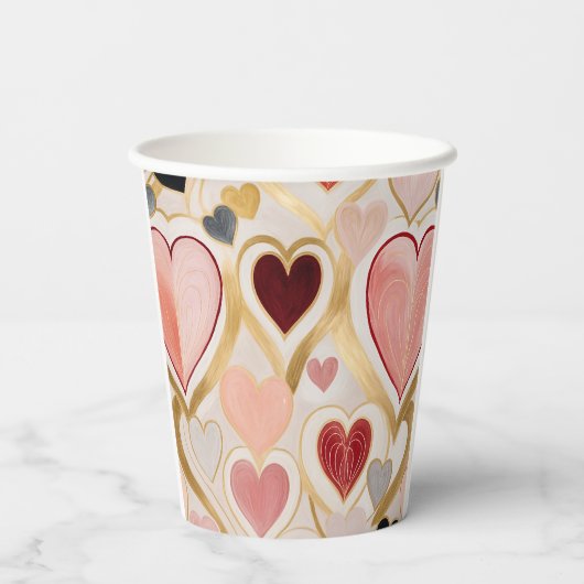 ラブハート 紙コップ (裏面)