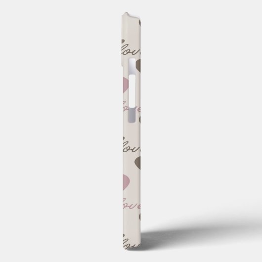 ラブハート Case-Mate iPhoneケース (裏面 / 左)