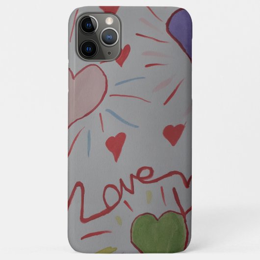 ラブハート Case-Mate iPhoneケース (裏面)