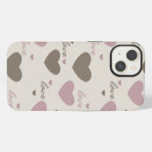 ラブハート iPhoneケース (裏面横)