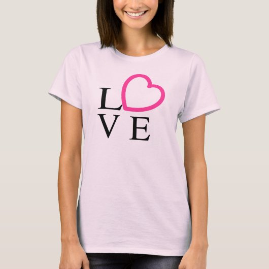ラブハート Tシャツ (正面)