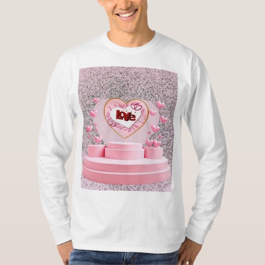 ラブハート Tシャツ (正面)