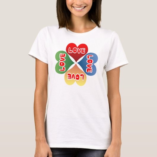 ラブハート Tシャツ (正面)