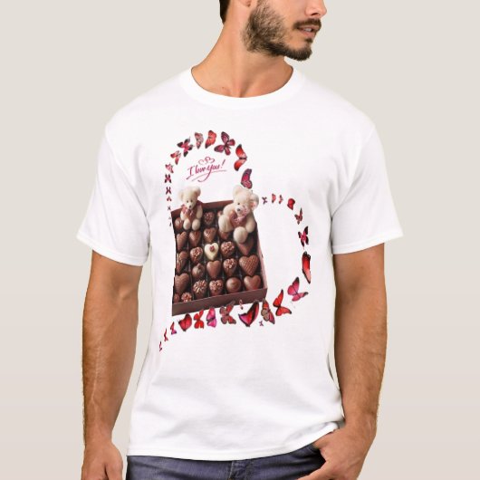 ラブハート Tシャツ (正面)