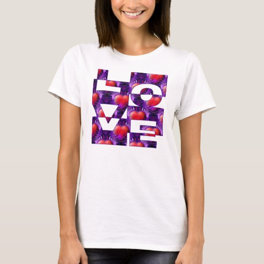 ラブハート Tシャツ (正面)
