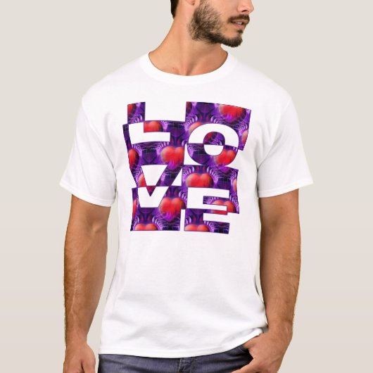 ラブハート Tシャツ (正面)