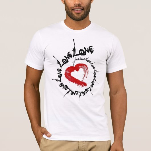 ラブハートTシャツ Tシャツ (正面)