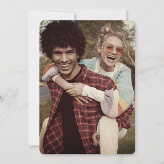 ラブバイナリコード用にプログラムされたギーク日付を保存 セーブザデート (裏面)