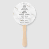 ラブバイブル聖なる書物、 経典聖句エペソ4:2大理石 ハンドファン (裏面)