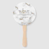 ラブバイブル聖なる書物、 経典聖句エペソ4:2大理石 ハンドファン (正面)