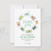 ラブバグズカブトムシサンキューカード カード (正面)