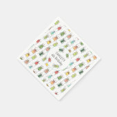 ラブバグズカブトムス子供の誕生日 スタンダードカクテルナプキン (角)