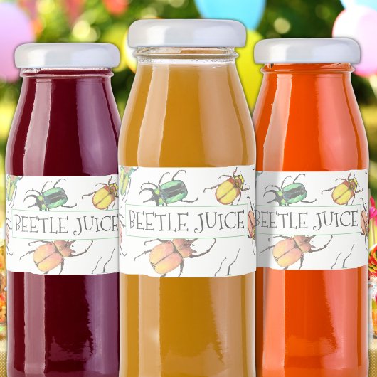 ラブバグズビエットジュースパーティー ペットボトルラベル