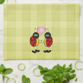 ラブバグズピクニック キッチンタオル (折り畳み)