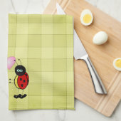 ラブバグズピクニック キッチンタオル (四つ折り)