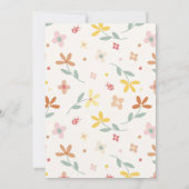 ラブバグベビーシャワー招待状 招待状 (裏面)