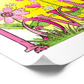 ラブバグレディーバグ女の子ルームウォールアート ポスター (角)