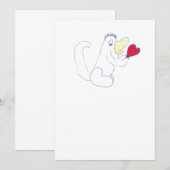 ラブバグ招待状カード 招待状 (正面/裏面)