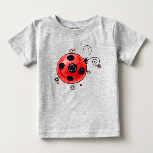ラブバグ探査機 ベビーTシャツ (正面)
