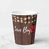 ラブバグ素朴ベビーシャワー 紙コップ (裏面)