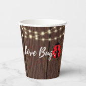 ラブバグ素朴ベビーシャワー 紙コップ (正面)