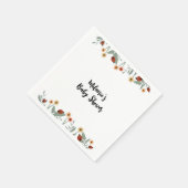 ラブバグ赤ちゃんシャワーナプキン スタンダードカクテルナプキン (角)