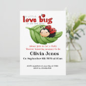 ラブバグ赤ちゃんシャワー 招待状 (スタンド正面)