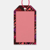 ラブバグ&かわいいハートパターン ギフトタグ (裏面)