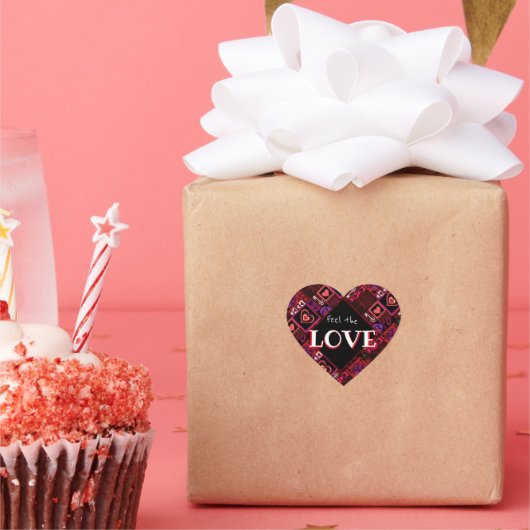 ラブバグ&かわいいハートパターン ハートシール (パーティー)