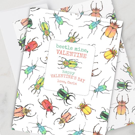 ラブバグ バレンタインデー ホリデーカード