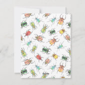 ラブバグ バレンタインデー ホリデー カード (裏面)