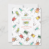 ラブバグ バレンタインデー ホリデー カード (正面)