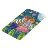 ラブバグ,ホタル&満月,かわいいバレンタイン マグネット (左側)