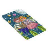 ラブバグ,ホタル&満月,かわいいバレンタイン マグネット (右側)