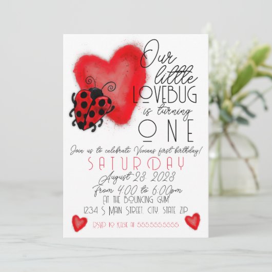 ラブバグ 招待状 (スタンド正面)