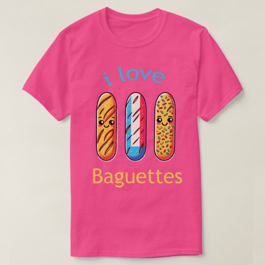ラブバゲット Tシャツ (デザイン正面)