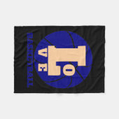 ラブバスケットボール3 フリースブランケット (正面(横))