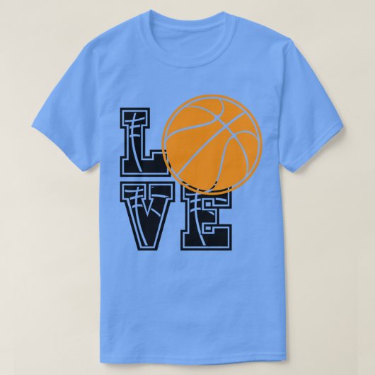 ラブバスケットボール4 Tシャツ (デザイン正面)