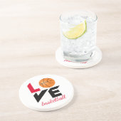 ラブバスケットボール コースター (側面)